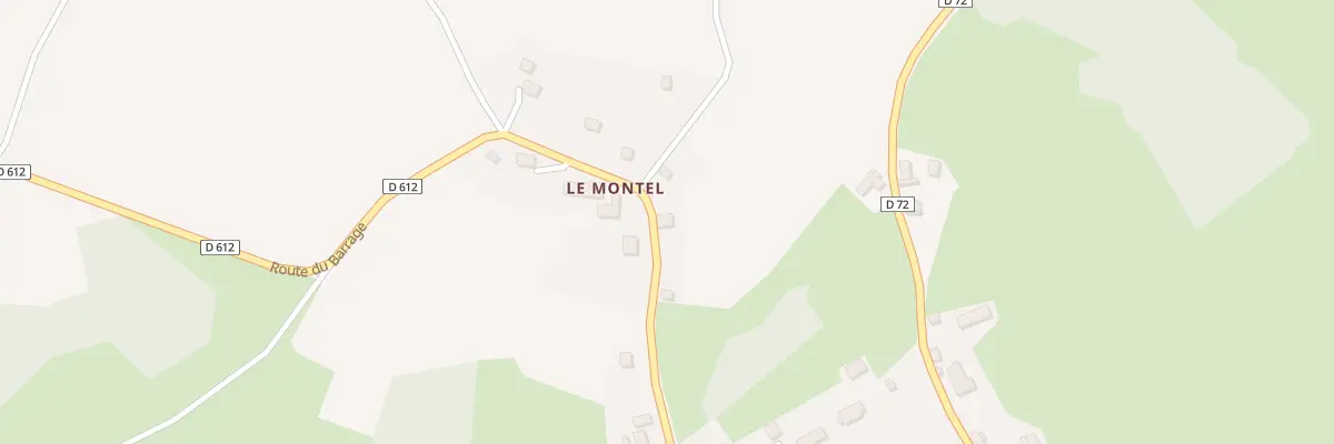Plan du 5018 Le Montel à Labessette