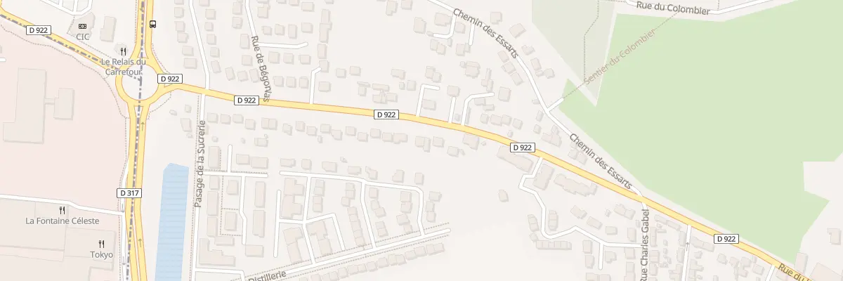 Plan du 25 Rue de la Gare à Survilliers