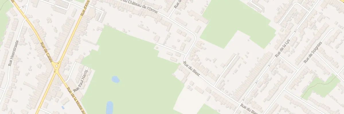 Plan du 52 Rue du Biest à Hazebrouck