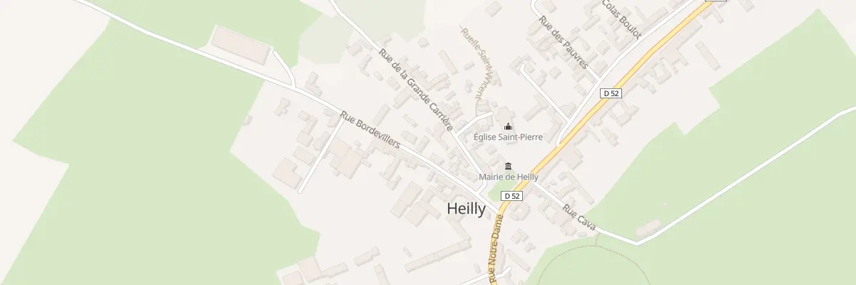 Plan du 6 Rue de Bordevillers à Heilly