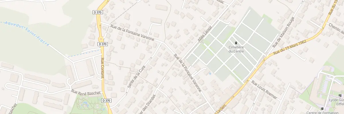 Plan du 33 Rue de la Fontaine Varenne à Gagny
