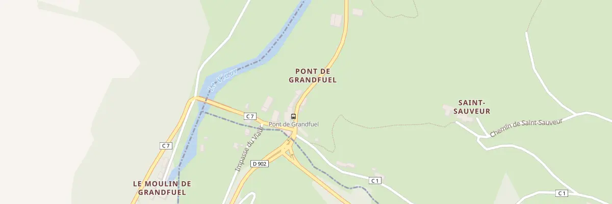 Plan du 5149 Pont de Grandfuel à Comps-la-Grand-Ville