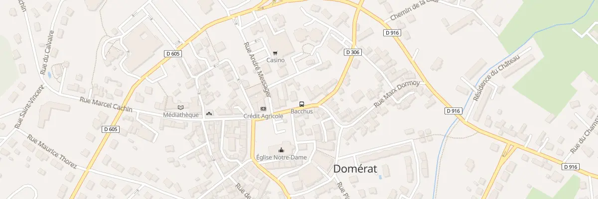 Plan du 11 Rue Marx Dormoy à Domérat
