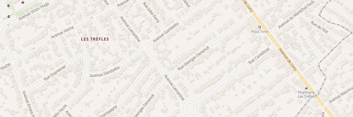 Plan du 44 Rue Georges Denancé à Sevran