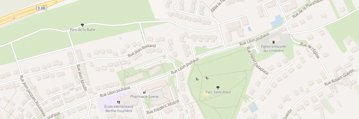 Plan du 1 Rue Jean Rostand à Brenouille