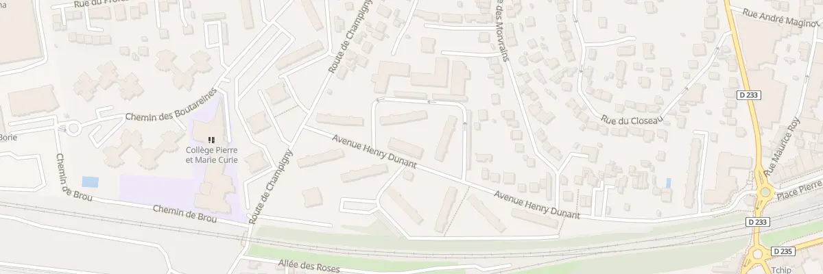 Plan du 11 Av Henry Dunant à Villiers-sur-Marne