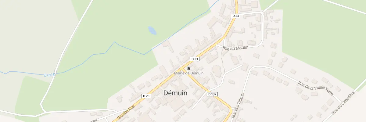 Plan du 15 Gr Grande Rue à Démuin