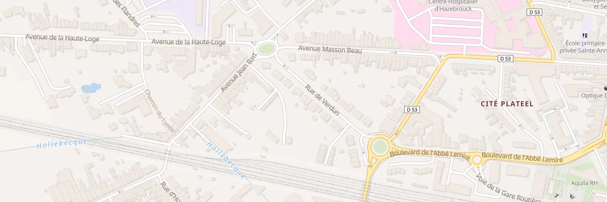 Plan du 27 Rue de Verdun à Hazebrouck