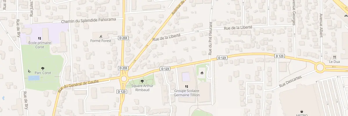 Plan du 19 Rue Fusilles de Chateaubriant à Chennevières-sur-Marne