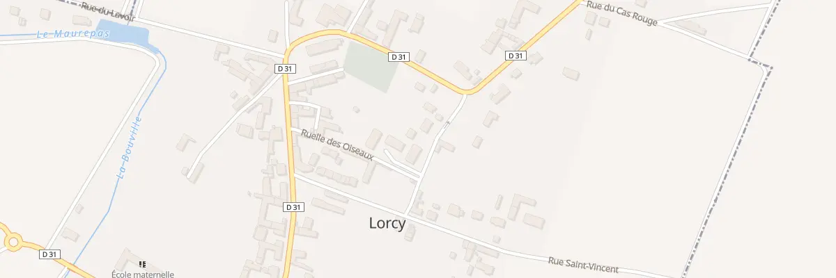 Plan du 8 L’Orme Saint Vincent à Lorcy