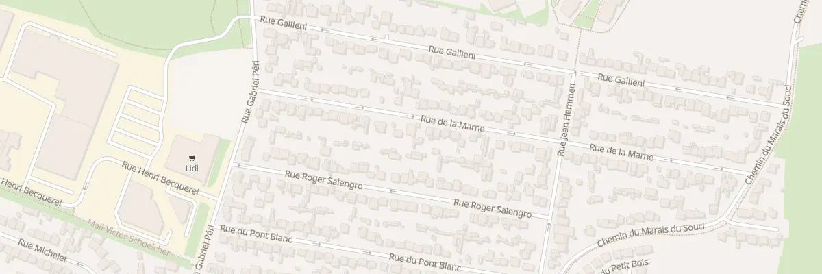 Plan du 30 Rue de la Marne à Sevran