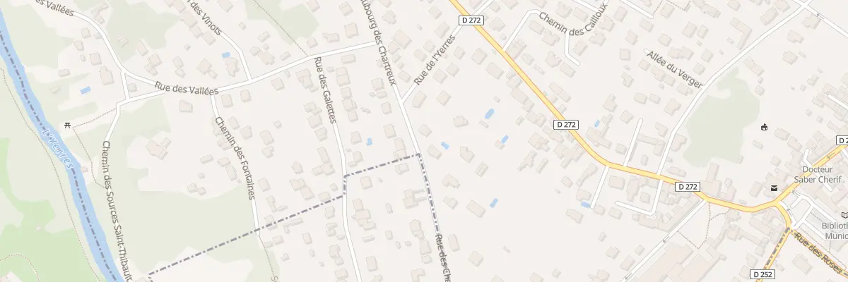 Plan du 28B Faubourg des Chartreux à Mandres-les-Roses