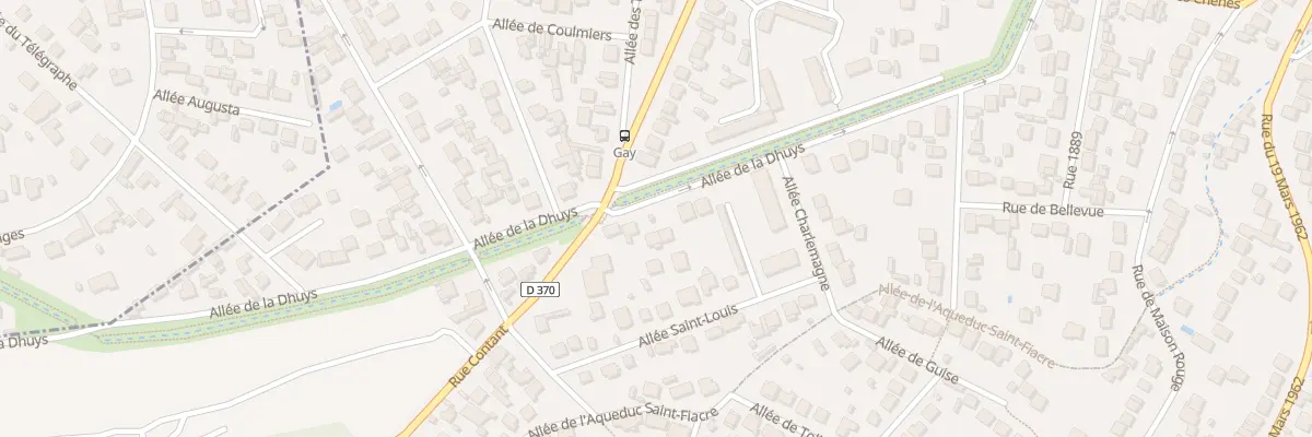 Plan du 51 All de la Dhuys à Gagny