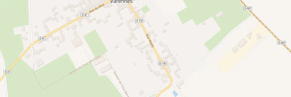 Plan du 16 Rue Warin à Varennes