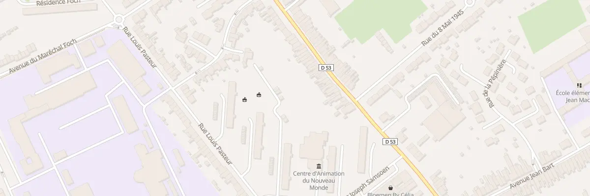 Plan du 57 Rue Verlyck à Hazebrouck