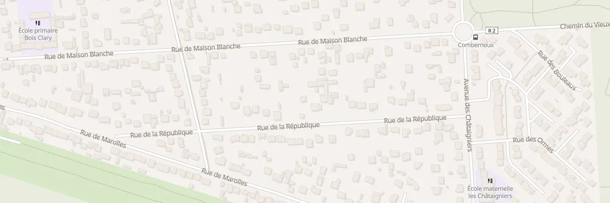Plan du 33 Rue de la République à Boissy-Saint-Léger
