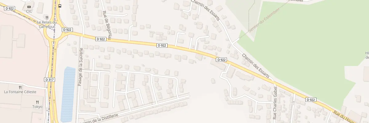 Plan du 23 Rue de la Gare à Survilliers