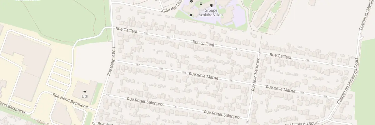 Plan du 29 Rue de la Marne à Sevran