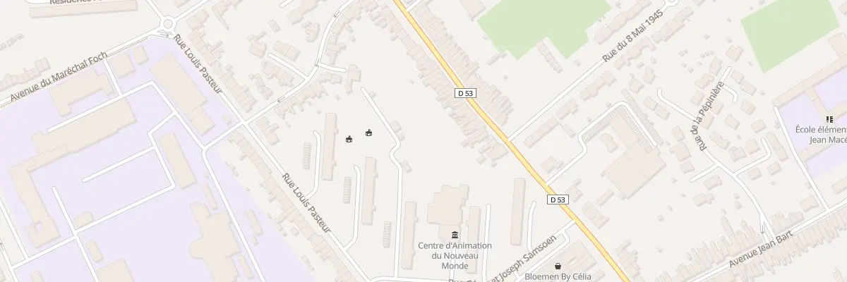 Plan du 55 Rue Verlyck à Hazebrouck
