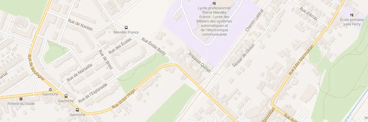 Plan du 238 Rue Emile Basly à Bruay-la-Buissière