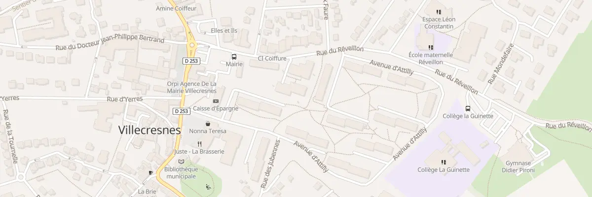 Plan du 4 Rue du Réveillon à Villecresnes