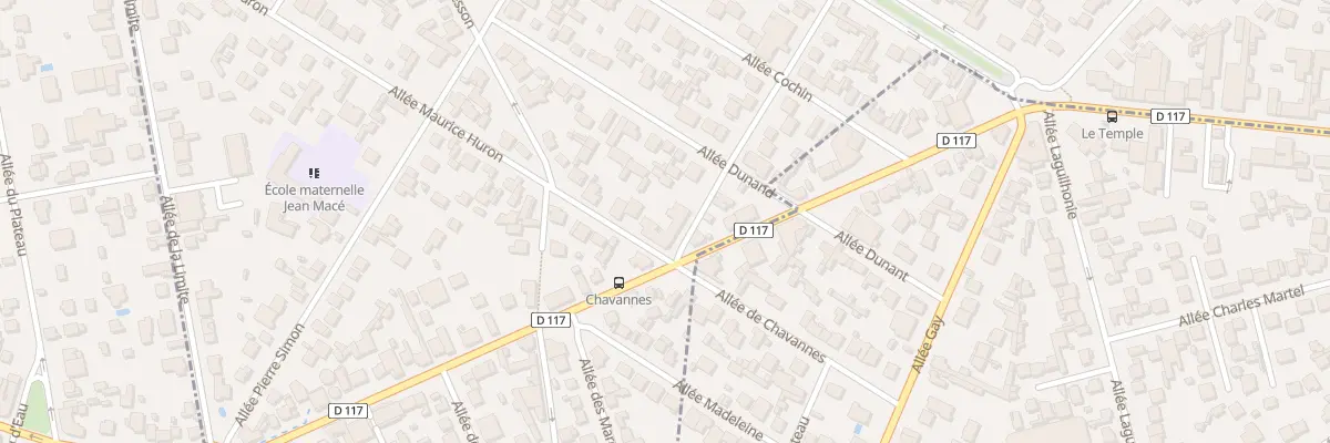 Plan du 1 All de la Chapelle à Clichy-sous-Bois
