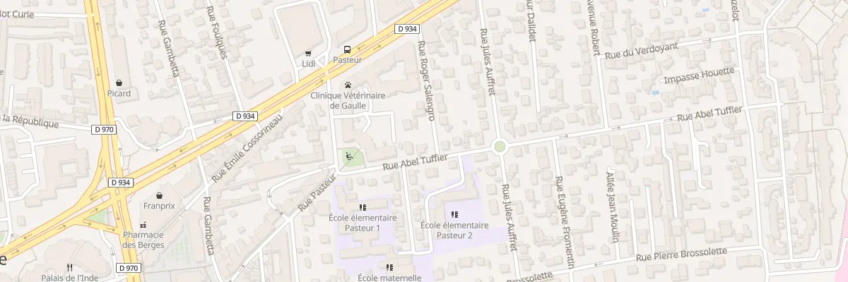 Plan du 3 Rue Abel Tuffier à Neuilly-sur-Marne