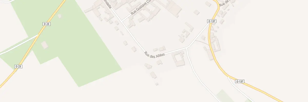 Plan du 3 Rue des Allées à Démuin