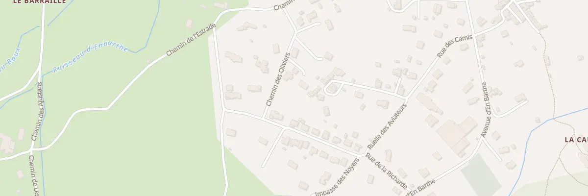 Plan du 16 Rue de la Richarde à Albine