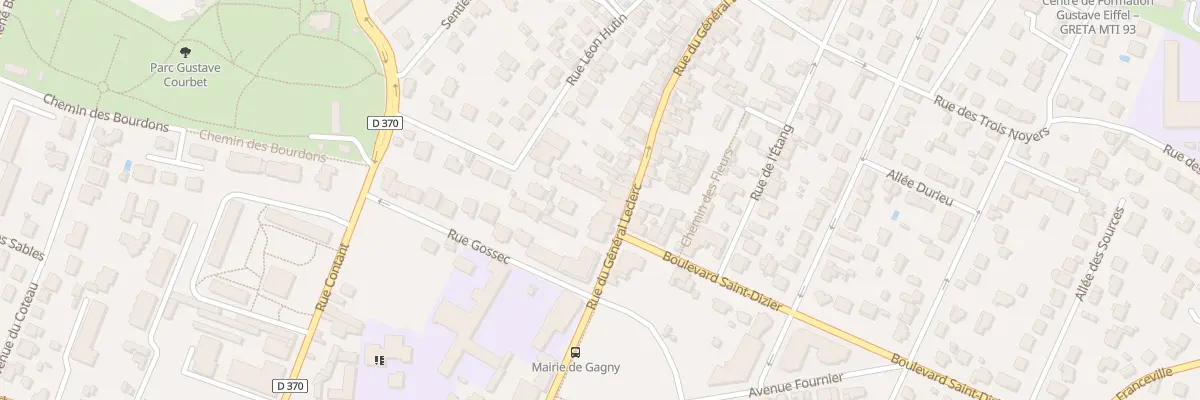Plan du 45 Rue du Gal Leclerc à Gagny