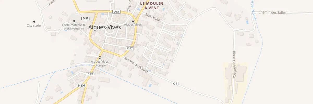 Plan du 166A Sous le Cimetiere à Aigues-Vives