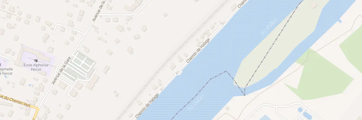 Plan du 765 Che de Halage à Saint-Fargeau-Ponthierry