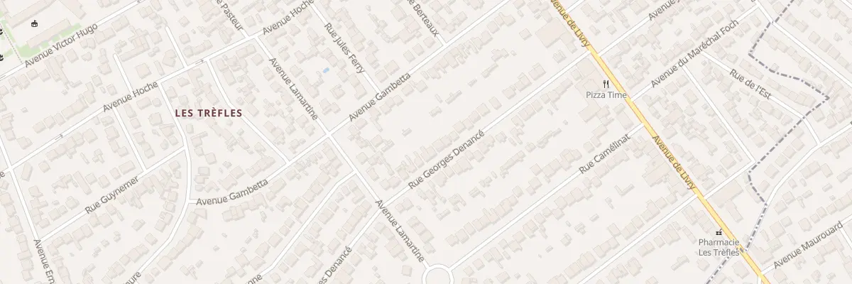 Plan du 38 Rue Georges Denancé à Sevran