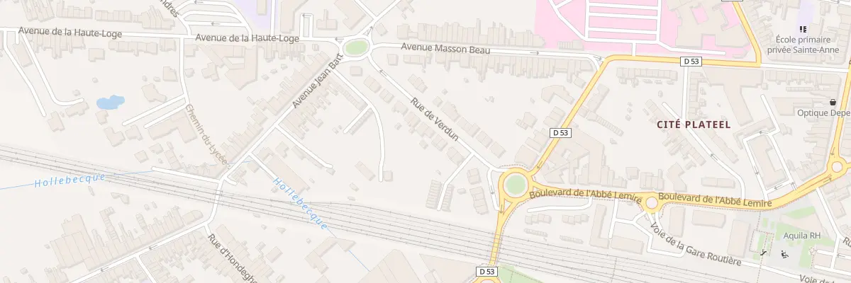 Plan du 21 Rue de Verdun à Hazebrouck