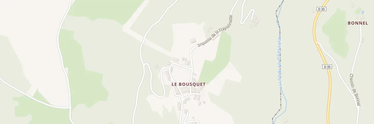 Plan du 5034A Le Bousquet à La Bastide-Solages
