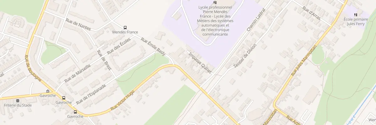 Plan du 236 Rue Emile Basly à Bruay-la-Buissière