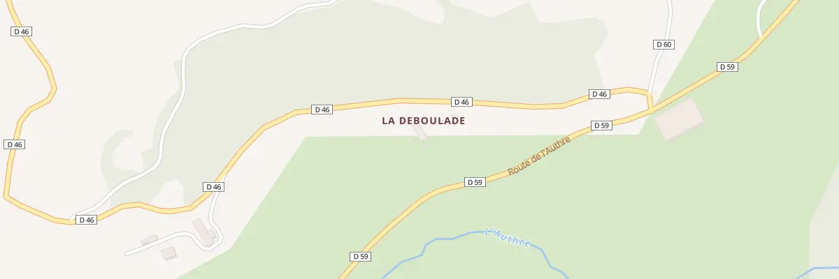 Plan du 1 Deboulade à Laroquevieille