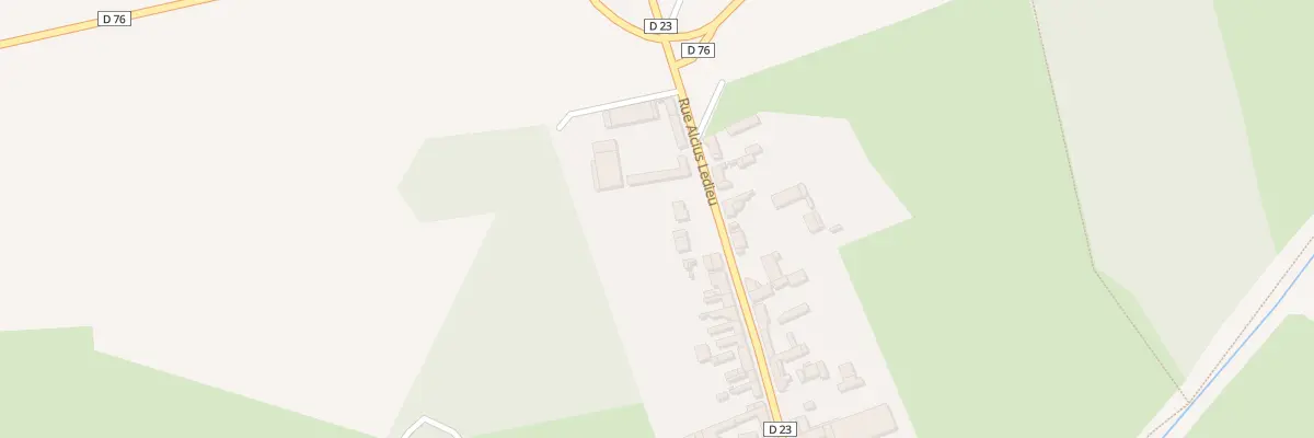 Plan du 33 Rue Alcius Ledieu à Démuin