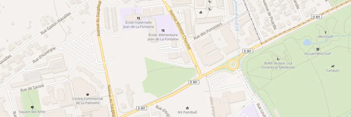 Plan du 2B Av Winston Churchill à Neuilly-sur-Marne
