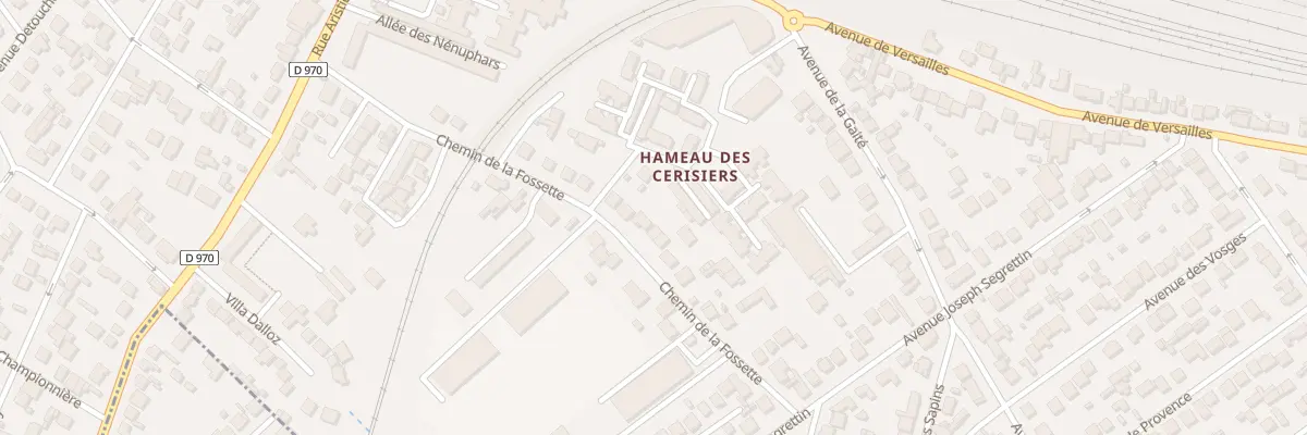 Plan du 25 Che de la Fossette à Gagny