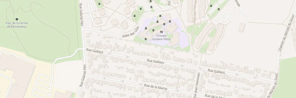 Plan du 35B Rue Galliéni à Sevran