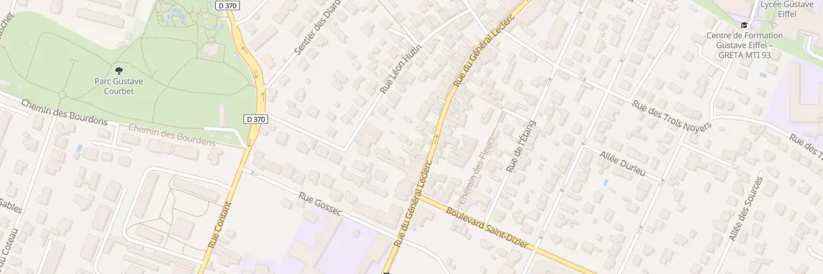 Plan du 55 Rue du Gal Leclerc à Gagny