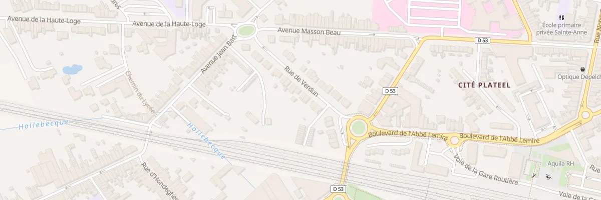 Plan du 19 Rue de Verdun à Hazebrouck
