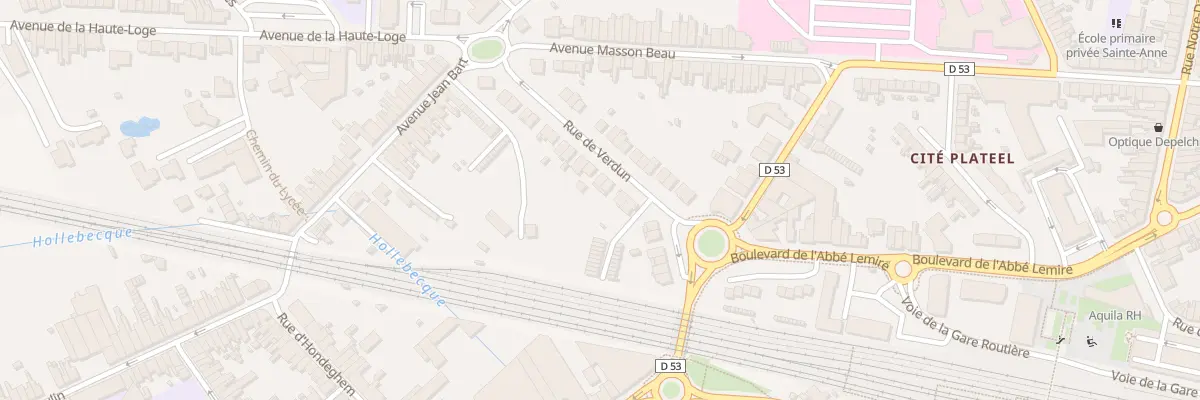 Plan du 17 Rue de Verdun à Hazebrouck