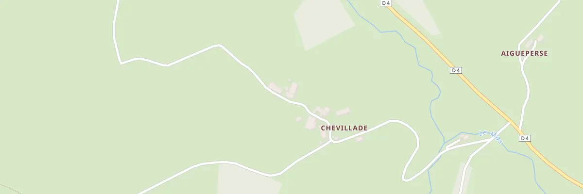 Plan du 8 Chevillade à Dontreix