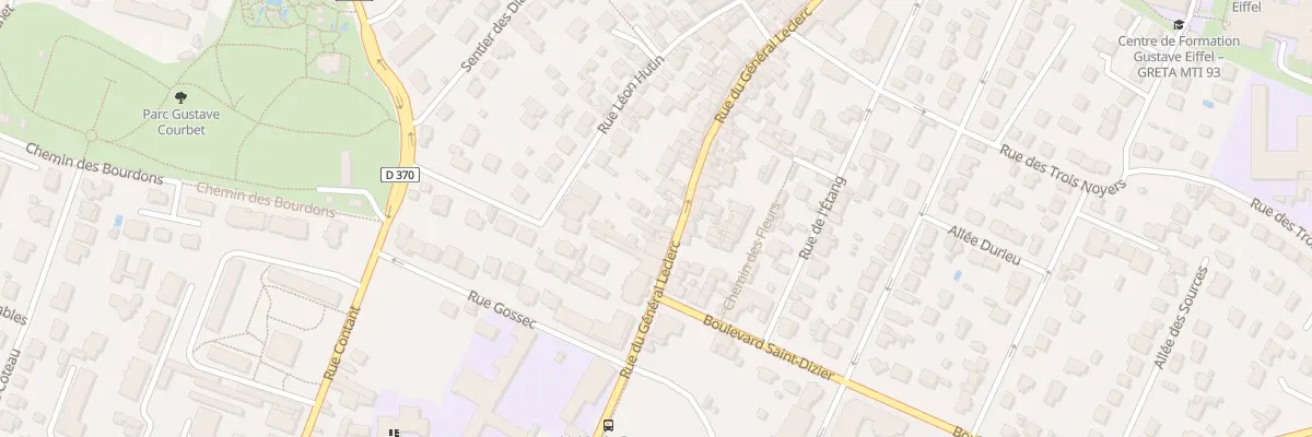 Plan du 53 Rue du Gal Leclerc à Gagny
