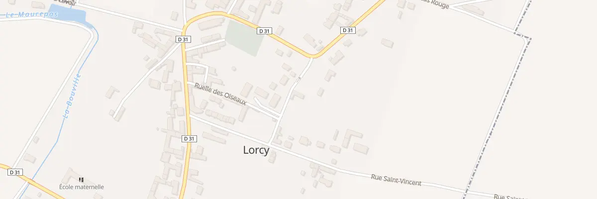Plan du 3 L’Orme Saint Vincent à Lorcy