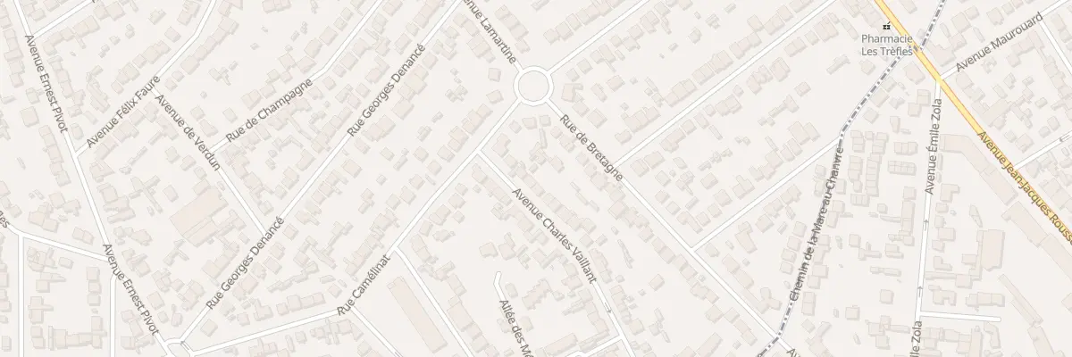Plan du 7 Av Charles Vaillant à Sevran