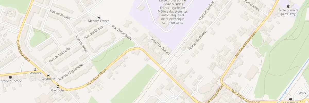 Plan du 214 Rue Emile Basly à Bruay-la-Buissière