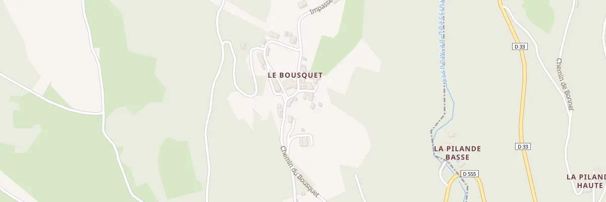 Plan du 5035 Le Bousquet à La Bastide-Solages